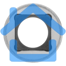 Головка торцевая Matrix, 16 мм, 6-гранная, CrV, под квадрат 1/2