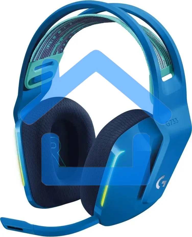 Наушники с микрофоном Logitech G733 Lightspeed синий накладные Radio оголовье 981-000945