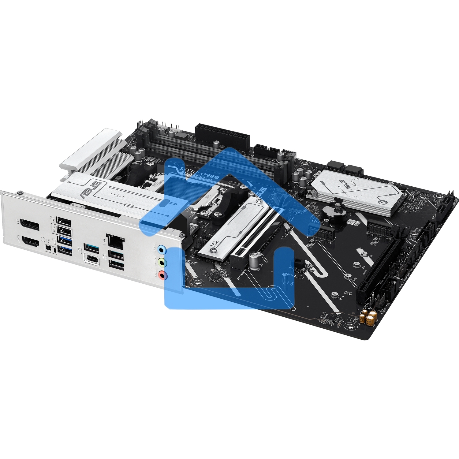 Материнская плата ASUS PRIME B850-PLUS, AM5, AMD B850, 4xDDR5, 4xSATA, 3xM.2, 1xPCIe 5.0 x16, 1xPCIe 4.0 x16, 1xDP, 1xHDMI, 1x2.5Gb LAN, 4xUSB-A 10Gbps, 1xUSB-C 10Gbps, 2xUSB-A 5Gbps, 2xUSB-A 2.0, 3x3.5 мм, 7.1, ATX