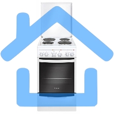 Плита электрическая Gefest 5140-01 белый, конфорок 4 электрических, духовка 55 л, 50 см x 85 см x 58.5 см