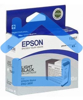 Струйный картридж EPSON C13T580700 для Stylus Pro 3800 80 мл light black