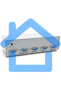 Разветвитель GVS124 Разветвитель сигнала VGA на 4 монитора (Gembird/Cablexpert)