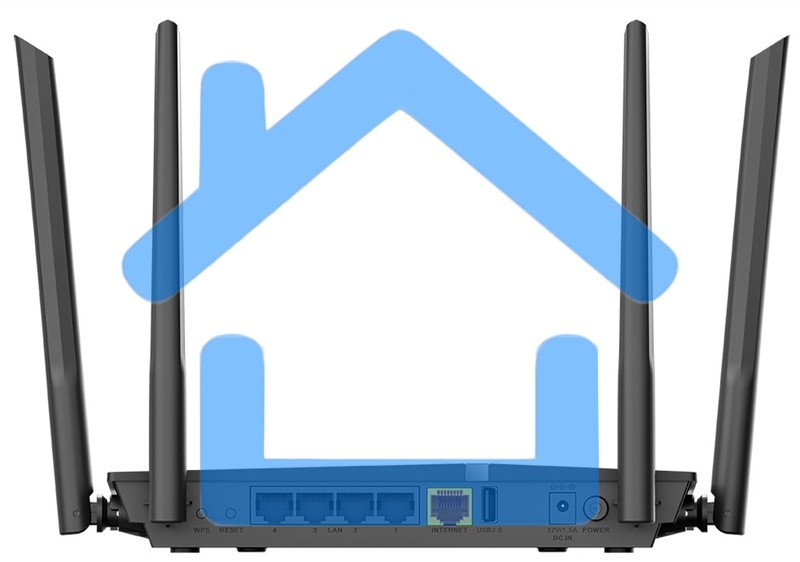 Роутер D-Link DIR-1260/RU/R1A, Wireless AC1200 2x2 MU-MIMO Dual-band Gigabit Router with 1 10/100/1000Base-T WAN port, 4 10/100/1000Base-T LAN ports and 1 USB port.802.11b/g/n/ac compatible, up to 300 Mbps