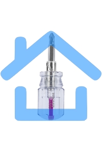 Отверткакомбинированная, прозрачная рукоятка,двухсторонний стержень 40 мм (крестовая PH 2, шлицевая SL 6 мм) Rexant