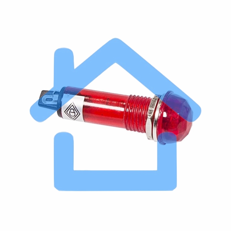 Индикатор ГРАНЕНЫЙ Ø10.2 220V красный Rexant