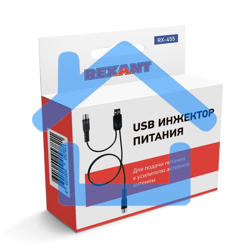 USB инжектор питания для активных антенн RX-455 Rexant