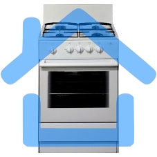 Плита газовая Darina S GM 441 001 W белый/черный, конфорок 4 шт, духовка 50 л, 50 см x 85 см x 51 см