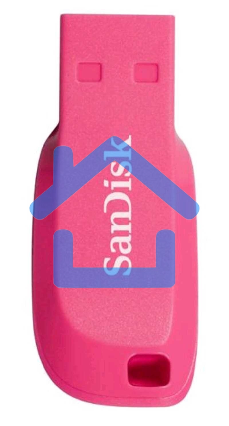 Флешка USB 16 Gb SanDisk CZ50 Cruzer Blade, USB 2.0, Pink