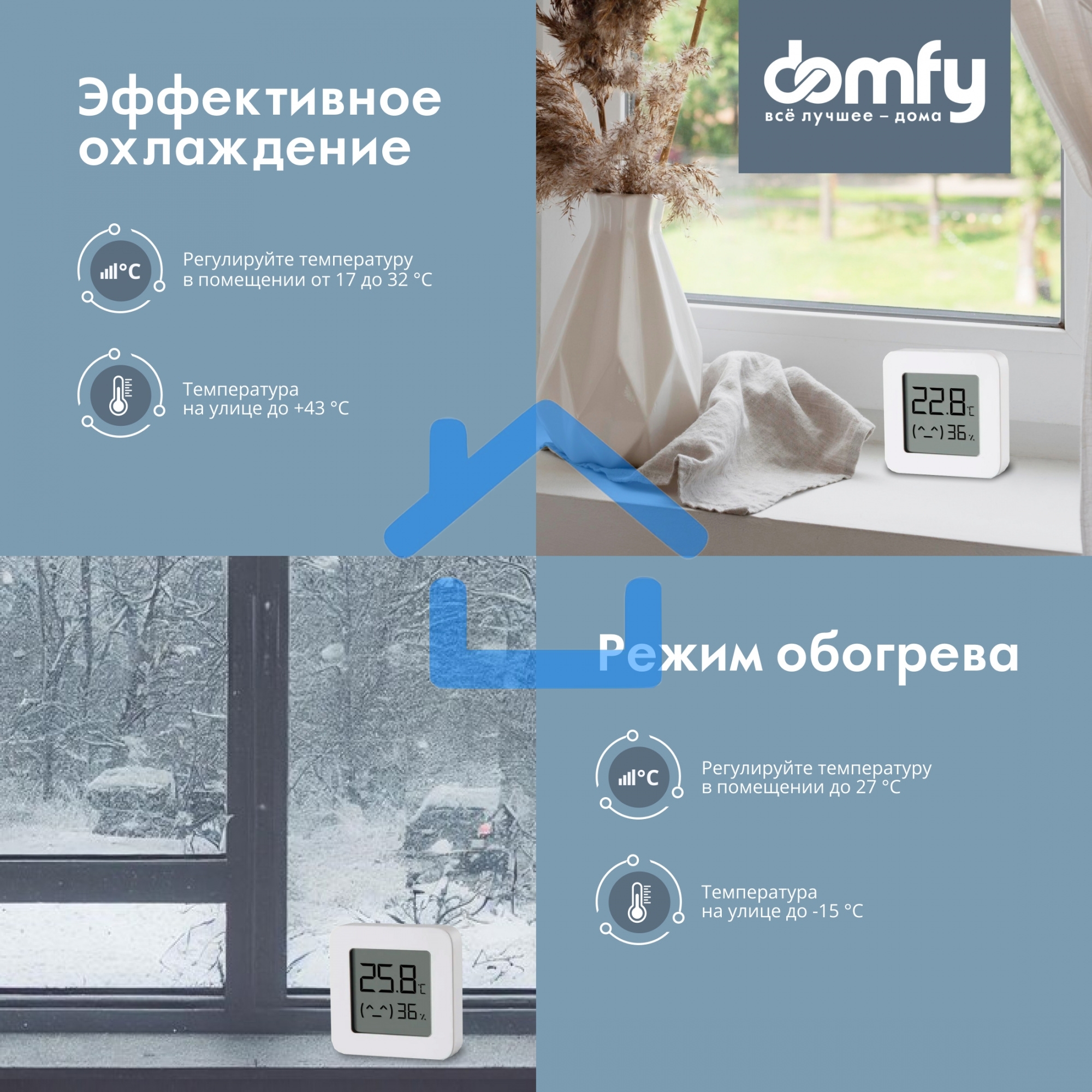 Сплит-система Domfy DCW-AC-07-1i белый