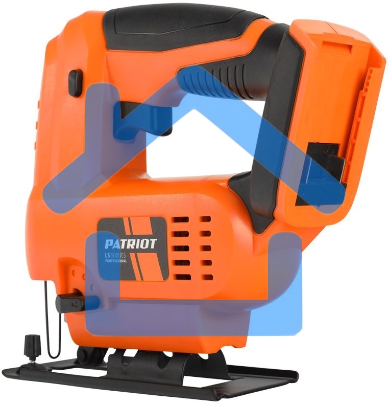 Лобзик Аккумуляторный PATRIOT LS 500UES. 0-2400об/мин. Дерево/железо: 51мм/2мм, Маятниковый ход: 4позиции.