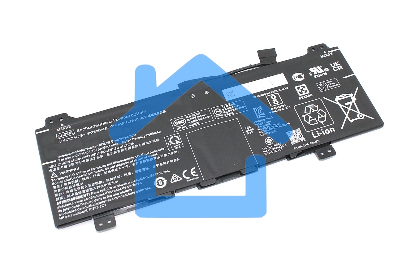 Аккумуляторная батарея для ноутбука HP Chromebook 14A-NA7.7V 47.3Wh