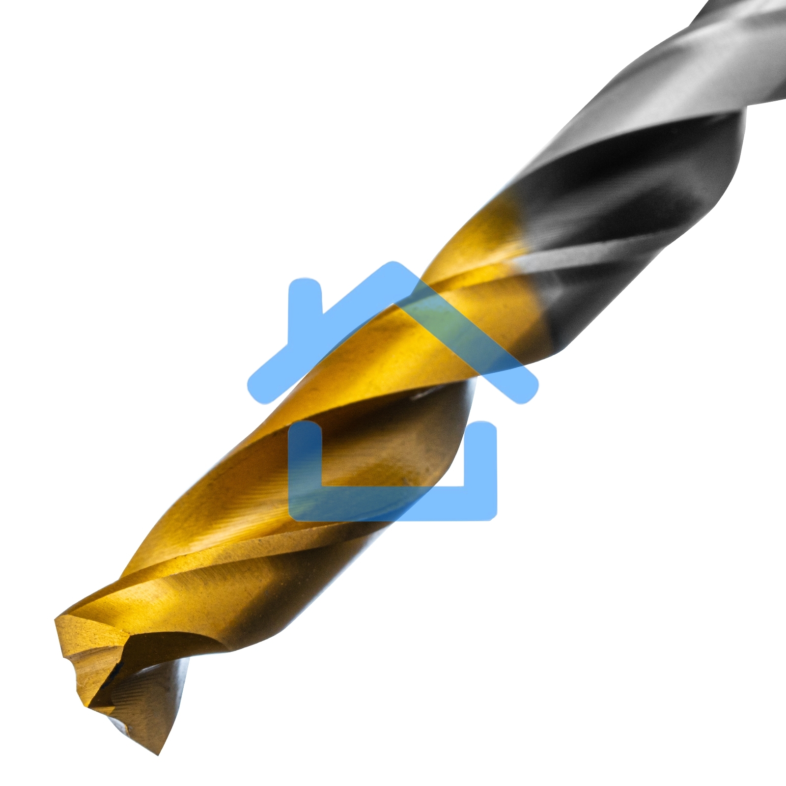 Сверло спиральное по металлу 8,5 x 117мм, Р6М5, Golden Tip, многогранная заточка Denzel