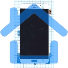 Дисплей для Samsung Galaxy A9 (2016) SM-A9000 белый