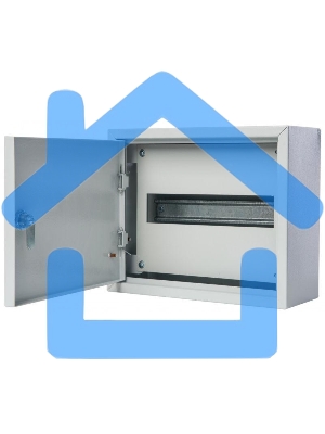 Корпус металлический навесной 250х300х120 12мод. IP31 ЩРН-12 DEKraft 30202DEK