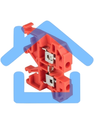 Колодка клеммная JXB-2.5/35 (25а) крас. EKF plc-jxb-2.5/35r