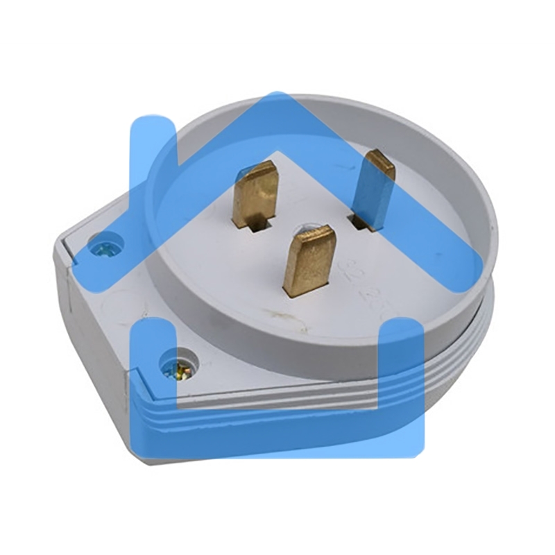 Вилка Rexant ВШ для электрической плиты 32 А, 250 В, 2Р+РЕ белая