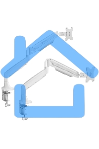 Кронштейн для мониторов ONKRON G100 белый 13