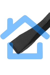 Лом-гвоздодер, 900 мм, шестигранный 19 мм, окрашенный, сталь 65 Denzel