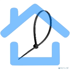 Стяжка (хомут) нейлоновая ExeGate CV66-350x4.8B (нейлон 6.6, 350x4.8мм, неоткрывающаяся, halogen free, -40°C - +85°C, черная, 100 шт)