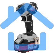 Бесщеточный ударн. аккум. шуруповерт ИНТЕРСКОЛ ШАУ-250/36ВЭ Li-ion АПИ [862.2.2.70] Li-ion, кейс,2 аккум. 2,0А·ч, ЗУ