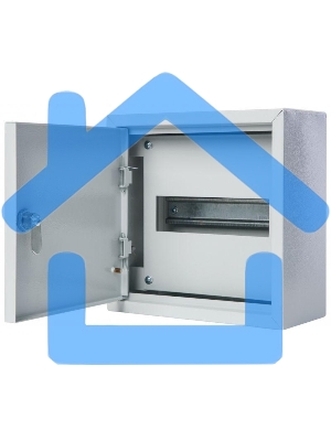 Корпус металлический навесной 250х250х120 9мод. IP31 ЩРН-9 DEKraft 30201DEK