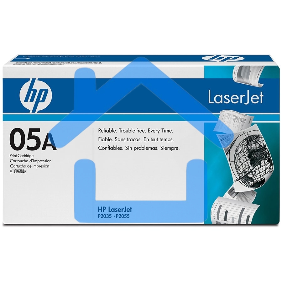 Картридж лазерный HP CE505A черный LJ P2055/P2035 (2300стр.)