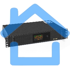 Источник бесперебойного питания ExeGate ServerRM UNL-2000.LCD.AVR.2SH.3C13.USB.2U 2000VA/1200W, Color LCD, AVR, 2*Schuko+3*C13, USB, 2U, установка в стойку, черный