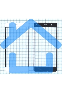 Стекло для Huawei P9 белое