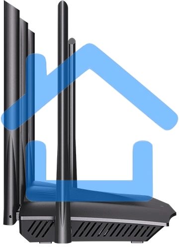 Двухдиапазонный гигабитный Wi-Fi 6 роутер Tenda TX12 Pro AX3000, до 574 Мбит/с на 2,4 ГГц + до 2402 Мбит/с на 5 ГГц