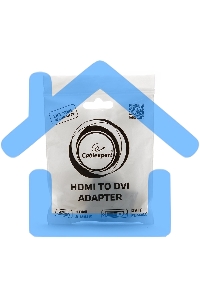 Переходник Gembird Переходник HDMI-DVI 19M/25F, золотые разъемы, пакет(A-HDMI-DVI-3)