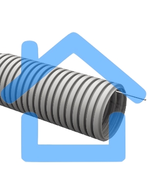 Труба гофр. Iek CTG20-16-K41-025I ПВХ d 16 с зондом (25 м)