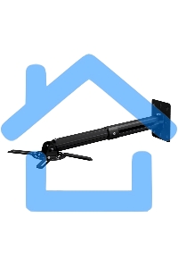 Кронштейн для проектора Buro PR05-B черный макс.13.6кг потолочный поворот и наклон