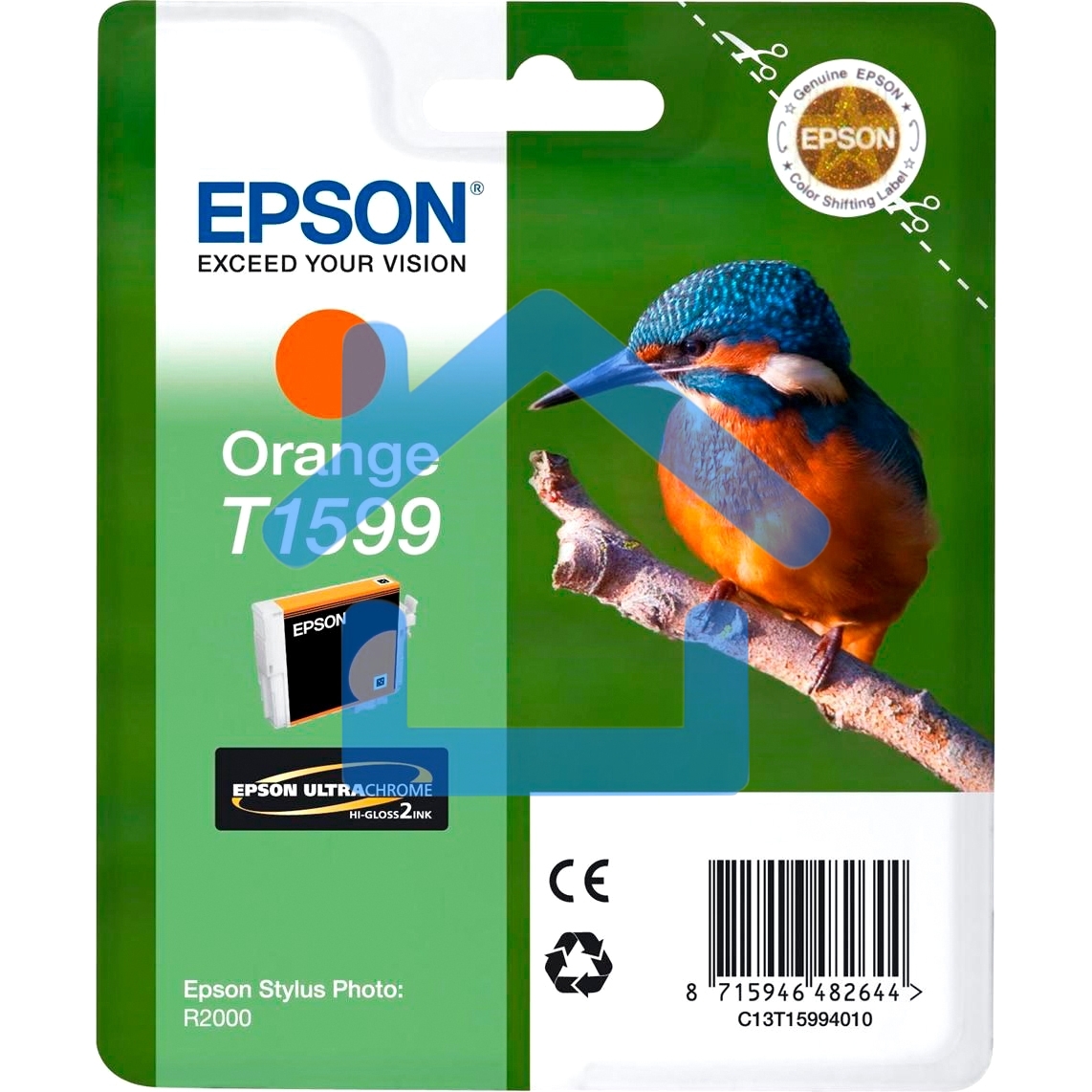 Картридж струйный Epson C13T15994010 оранжевый для Epson St Ph R2000