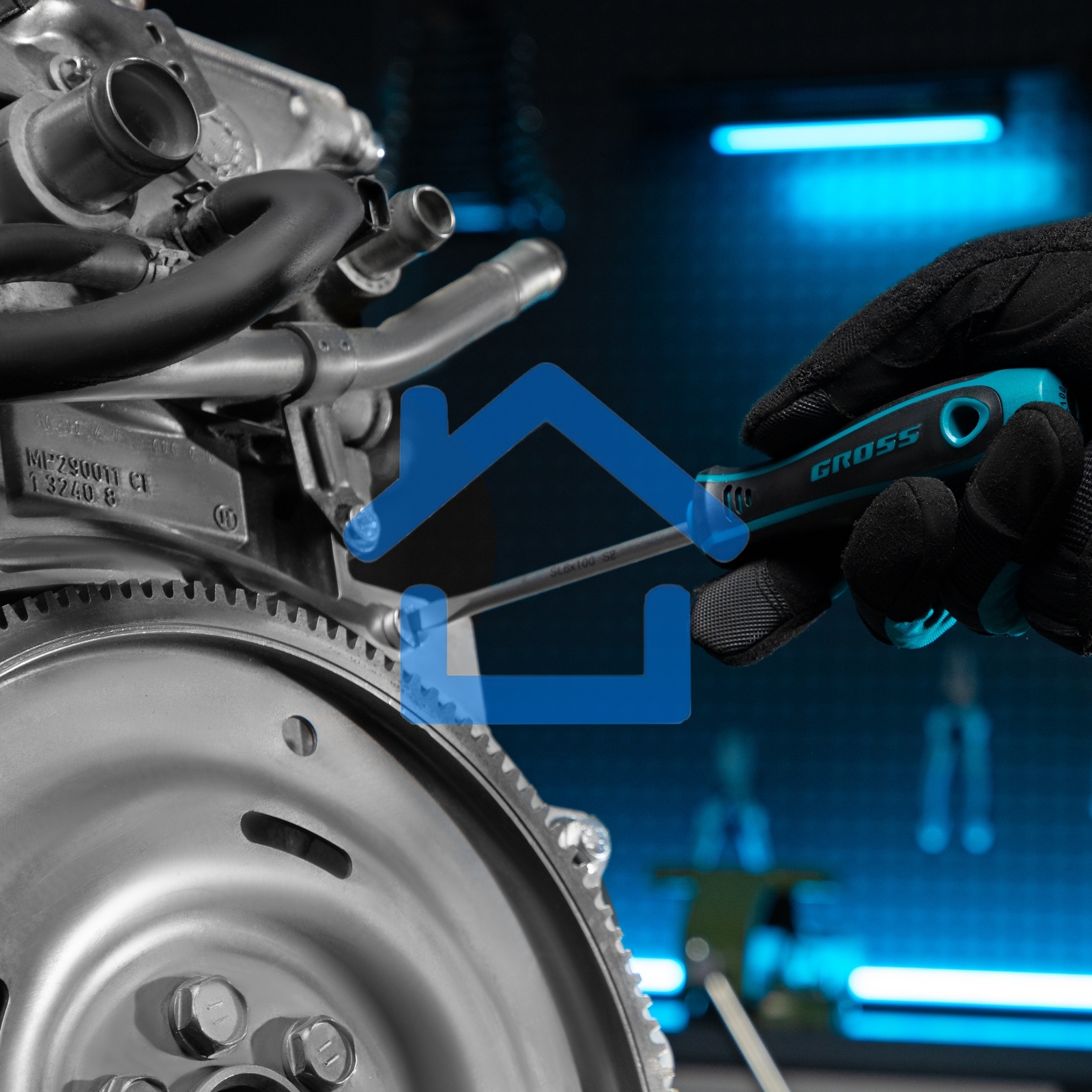 Набор инструментов 76 предметов, 120 зубьев, CrV1/4, 1/2