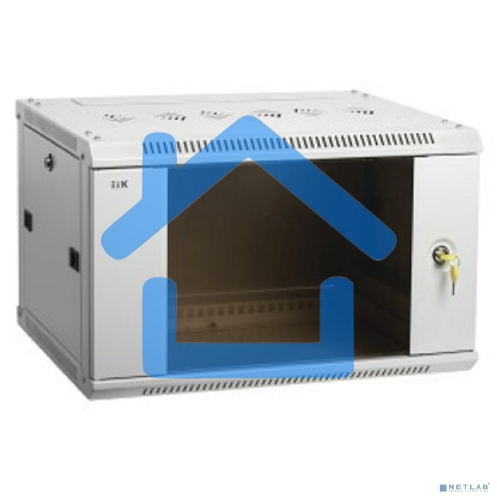 Шкаф ITK LINEA W 12U 600x600 мм дверь стекло, RAL7035