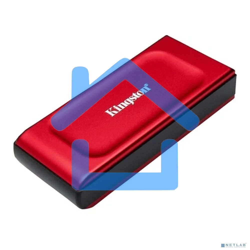 Внешний SSD Kingston XS1000, 1TB, USB 3.2 Gen 2 Type-C, R/W 1050/1000, красный
