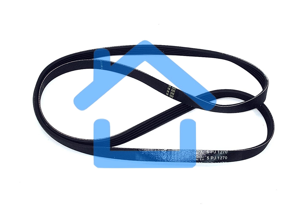Ремень 1270 J5 для стиральной машины Samsung черный 1270мм