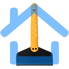 Скребок для удаления льда, усиленный Denzel