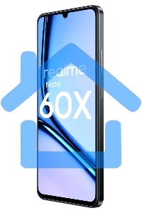 Смартфон Realme Note 60х, 3/64Gb, черный