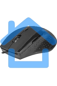 Мышь проводная Defender Accura MM-362 черный, 1600 dpi, USB, кнопки - 6