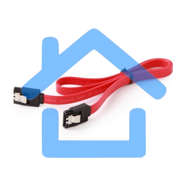 Кабель интерфейсный SATAIII Cablexpert CC-SATAM-DATA-XL, 100см, 7pin/7pin, защелка, пакет