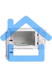 Микроволновая печь Mystery MMW-2012 белый, 20 л, 800 Вт, переключатели - поворотный механизм