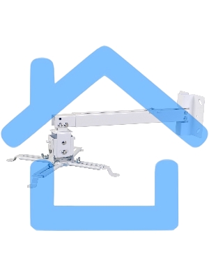 Кронштейн для проектора Cactus CS-VM-PRE01-WT белый макс.20кг настенный и потолочный поворот и наклон