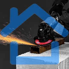 Круг лепестковый торцевой Matrix, P 80, 125 х 22,2 мм