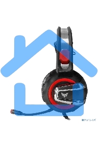 Гарнитура игровая Crown CMGH-3000 черный/красный