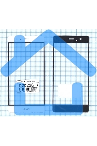 Стекло для Huawei P9 белое