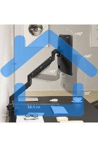 Кронштейн для мониторов Onkron G130 черный 17