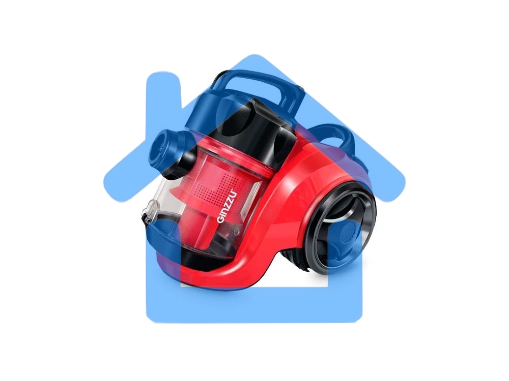 Пылесос GINZZU VS420 красно/черный Регулируемая мощность до 1700 Вт Легко очищающийся Мультициклонный фильтр. Повышенный объем пылесборника 3,0 л Телескопическая трубка Функция выдувания