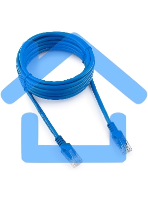 Патч-корд медный UTP Cablexpert PP10-3M/B кат.5e, 3м, литой, многожильный (синий)