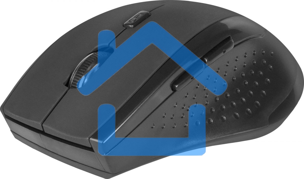 Мышь беспроводная Defender Accura MM-365 черный, 1600 dpi, радиоканал, USB, кнопки - 6